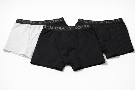 Pack of 3 Men’s Premium Boxer Briefs - Export Grade Combed Cotton