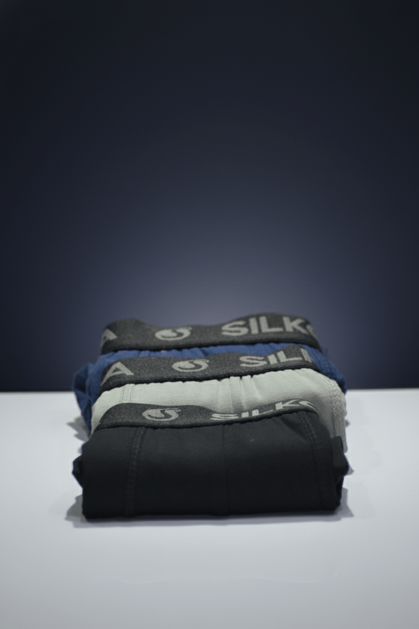 Pack of 3 Men’s Premium Boxer Briefs - Export Grade Combed Cotton